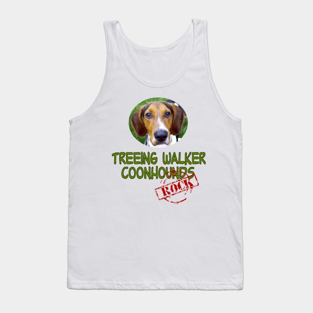 Treeing Walker Coonhounds Rock! Tank Top by Naves